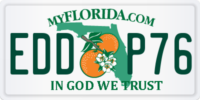 FL license plate EDDP76
