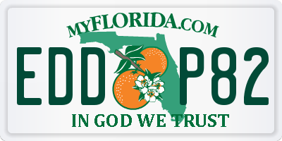 FL license plate EDDP82