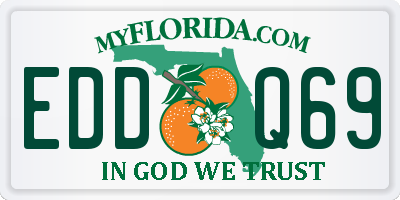 FL license plate EDDQ69