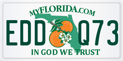 FL license plate EDDQ73