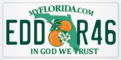 FL license plate EDDR46