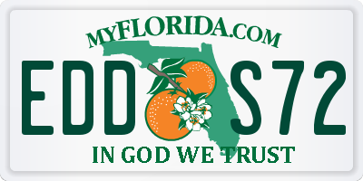 FL license plate EDDS72