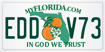 FL license plate EDDV73