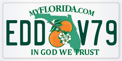 FL license plate EDDV79