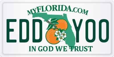 FL license plate EDDY00