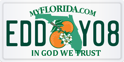 FL license plate EDDY08
