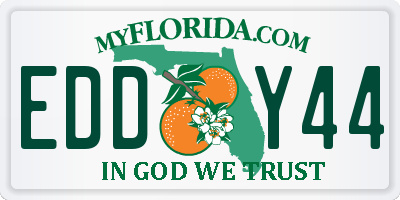 FL license plate EDDY44