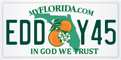 FL license plate EDDY45