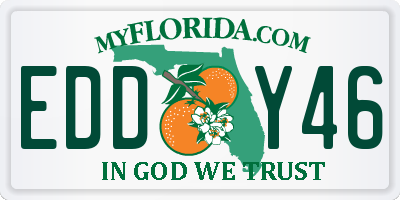 FL license plate EDDY46
