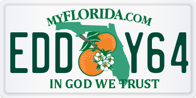 FL license plate EDDY64