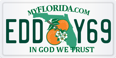 FL license plate EDDY69