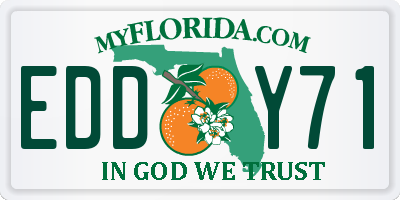 FL license plate EDDY71