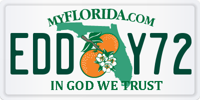 FL license plate EDDY72