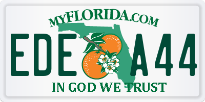 FL license plate EDEA44