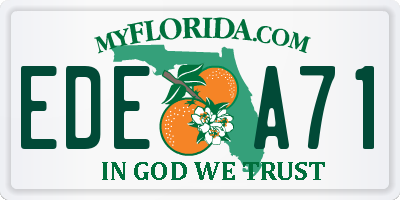 FL license plate EDEA71