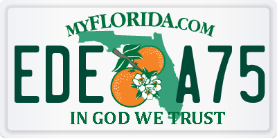 FL license plate EDEA75