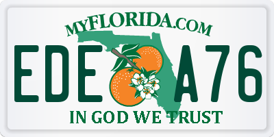 FL license plate EDEA76