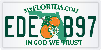 FL license plate EDEB97