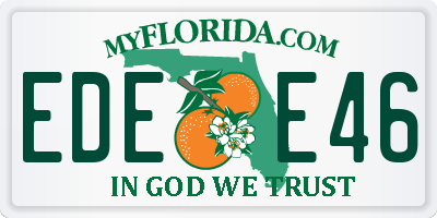 FL license plate EDEE46