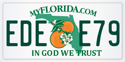 FL license plate EDEE79