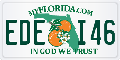 FL license plate EDEI46