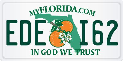 FL license plate EDEI62