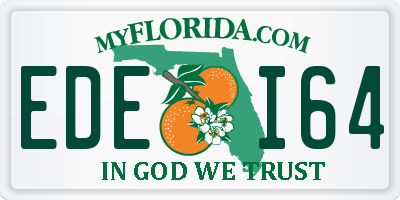 FL license plate EDEI64