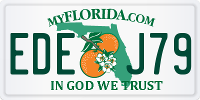 FL license plate EDEJ79