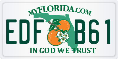 FL license plate EDFB61