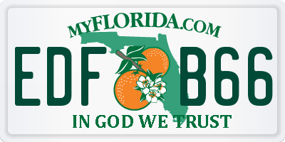 FL license plate EDFB66