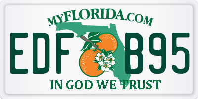FL license plate EDFB95