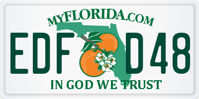 FL license plate EDFD48