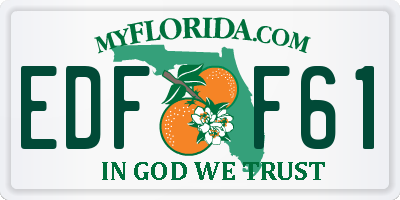 FL license plate EDFF61