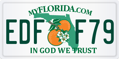 FL license plate EDFF79