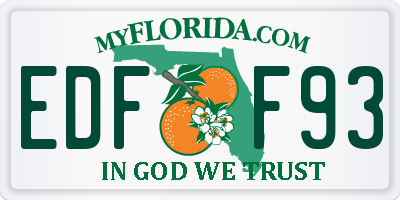 FL license plate EDFF93