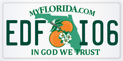 FL license plate EDFI06