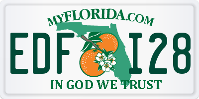 FL license plate EDFI28