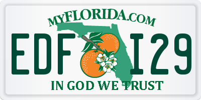 FL license plate EDFI29