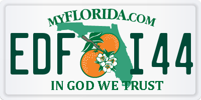 FL license plate EDFI44