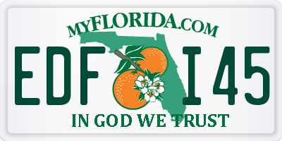 FL license plate EDFI45