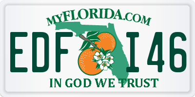 FL license plate EDFI46