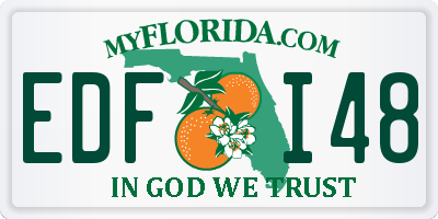 FL license plate EDFI48
