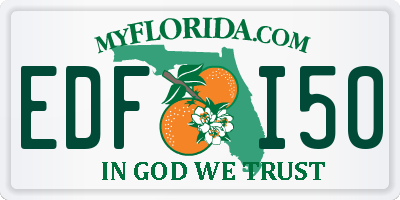 FL license plate EDFI50