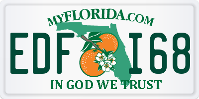 FL license plate EDFI68