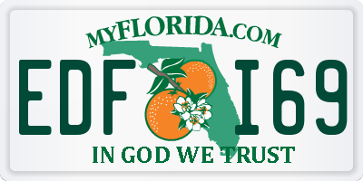 FL license plate EDFI69