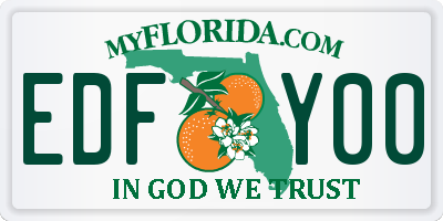 FL license plate EDFY00