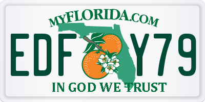 FL license plate EDFY79