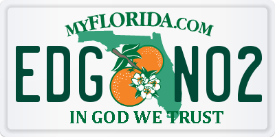 FL license plate EDGN02