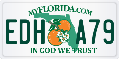 FL license plate EDHA79