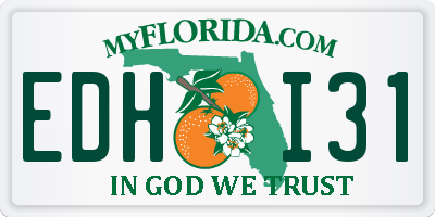 FL license plate EDHI31